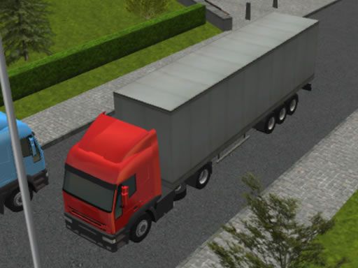 3D Truck Parking - browser game screenshot