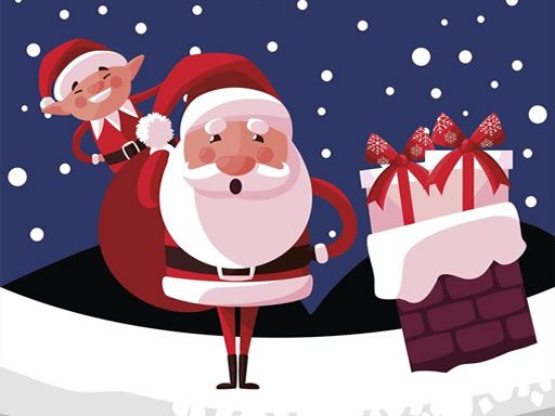 Christmas Helper Jigsaw - browser game screenshot