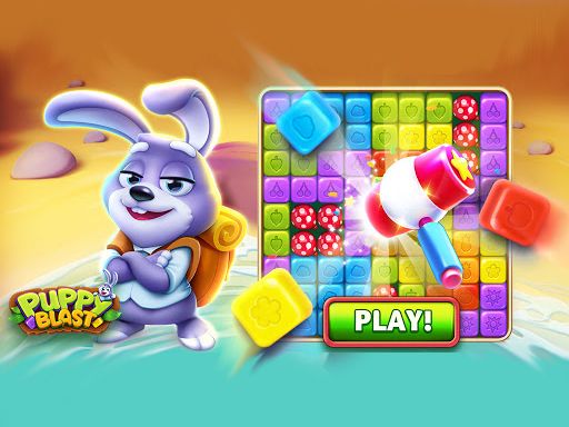 Puppy Blast - pets puzzle adventure - browser game screenshot