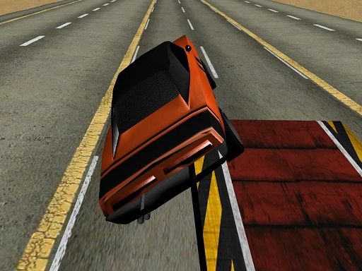 Two Wheel Stunts SupeR Car - browser game screenshot