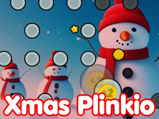 Xmas Plinkio - browser game screenshot