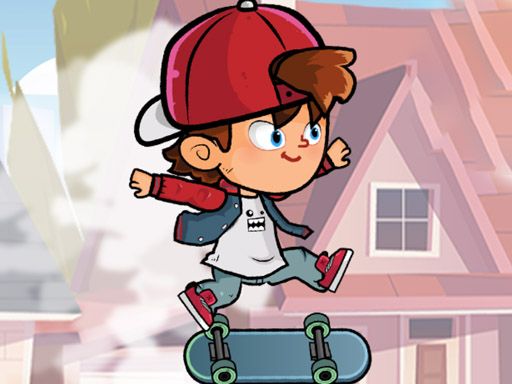 Skateboard Challenge Game  - browser game screenshot