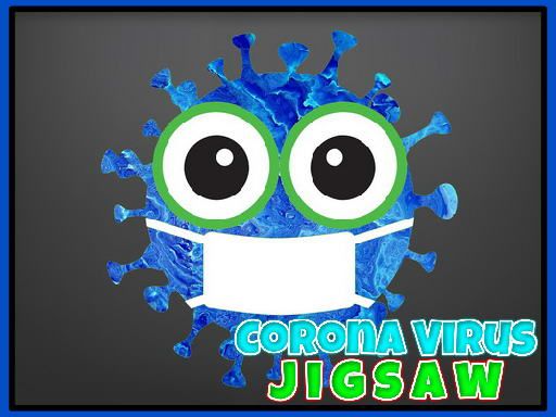 Corona Virus Jigsaw - browser game screenshot