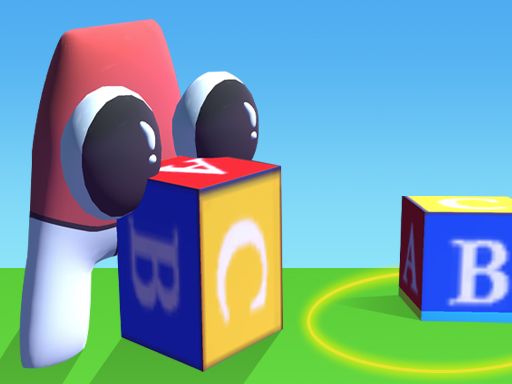Alphabet: Room Maze 3D - browser game screenshot