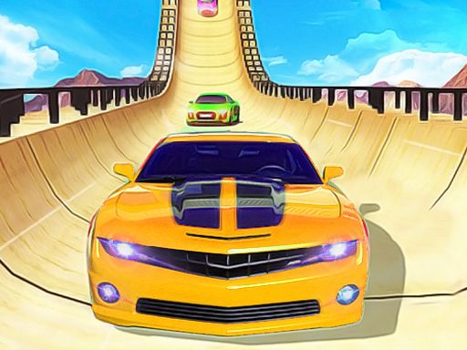 Formula Car Stunt 3D Mega Ramp 2021 - browser game screenshot