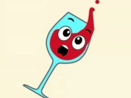 Spill Wine Game - browser game screenshot