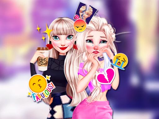 Disney Princess Elsa and Disney Princess Anna  - browser game screenshot