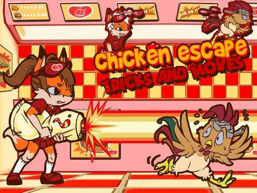 Chicken Escape : Tricks and moves - browser game screenshot