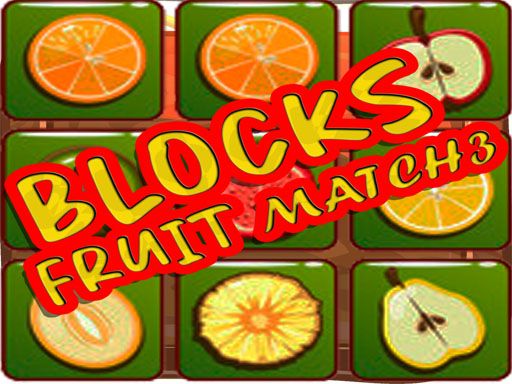 Blocks Fruit Match3 - browser game screenshot