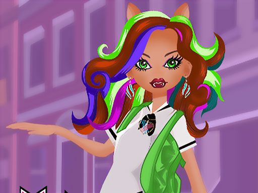 Monster High Schoolgirl - browser game screenshot