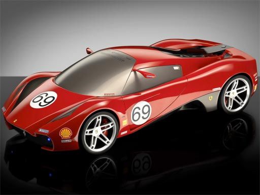 Super Cars Ferrari Puzzle - browser game screenshot