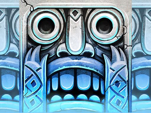 Temple Run Frozen Shadows - browser game screenshot