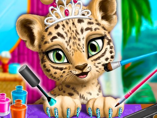 Jungle Animal Hair Salon - browser game screenshot