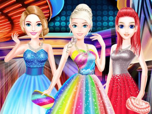 Girls Prom Dress Fashion - browser game screenshot