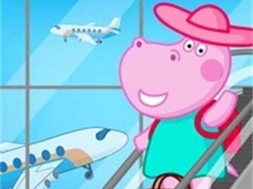 Hippo Airport Travel - browser game screenshot