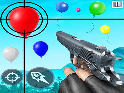 Ballon Shooter Game - browser game screenshot