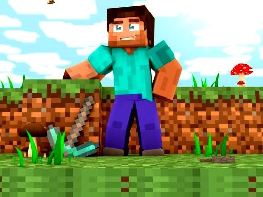 Cup and Minecraft - browser game screenshot