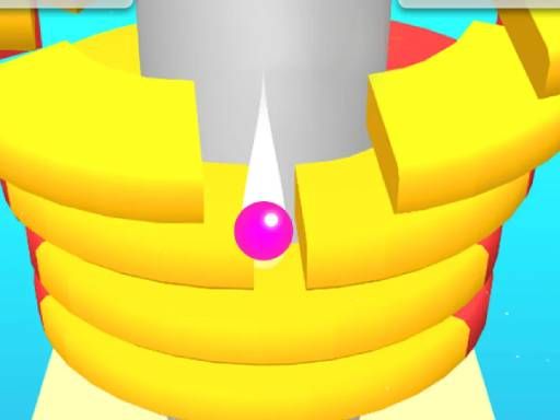 Stack Ball - Blast through platforms - browser game screenshot