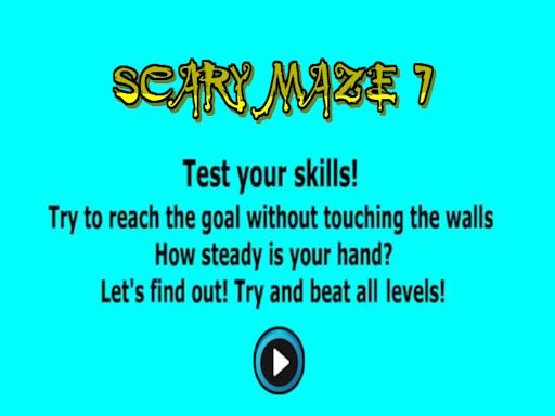 Scary Maze 7 - browser game screenshot