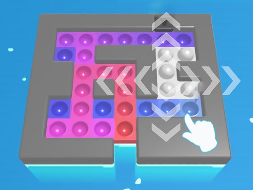 Bubble Maze - browser game screenshot