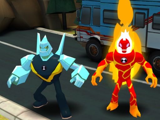 Drone Destruction - Ben 10 - browser game screenshot