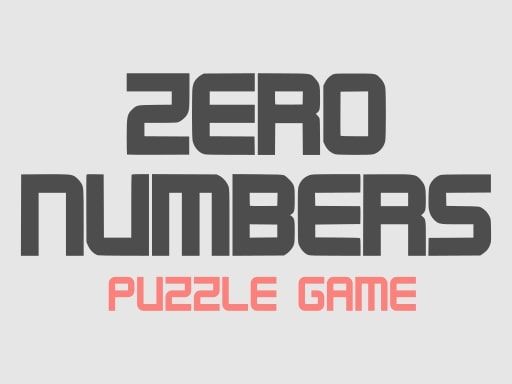 Zero Numbers - browser game screenshot