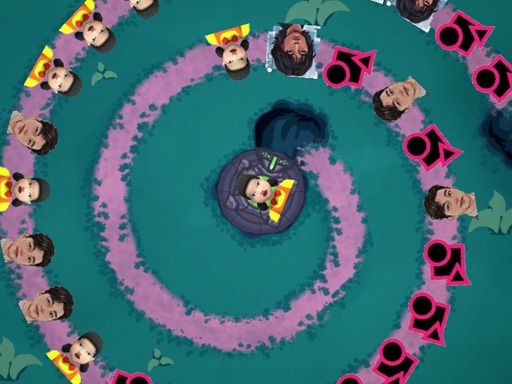 Squid Game Bubble Shooter - browser game screenshot