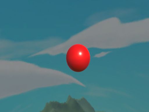 Sky Ball Rolling - browser game screenshot