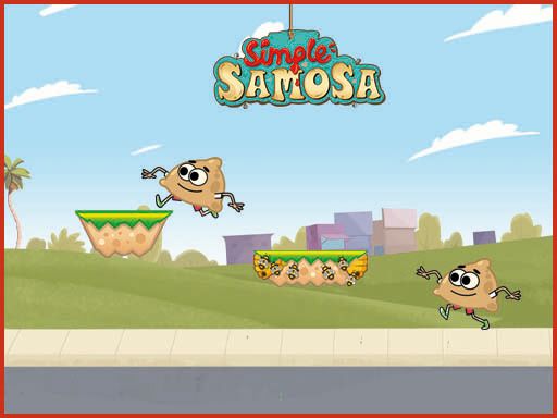 Simple Samosa Run - browser game screenshot