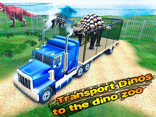 Transport Dinos To The Dino Zoo - browser game screenshot