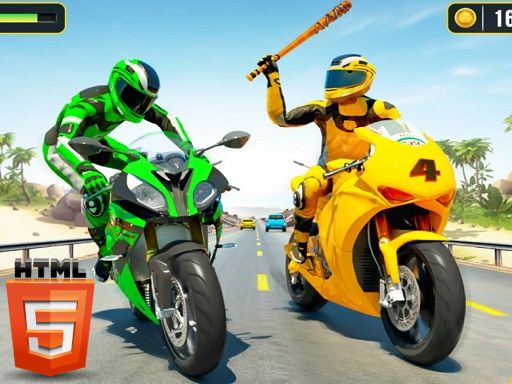 Bike Attack Race 2024 - browser game screenshot