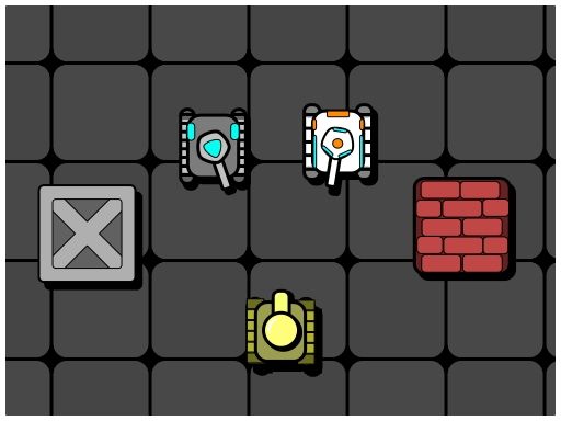 Tanking Tanks - browser game screenshot