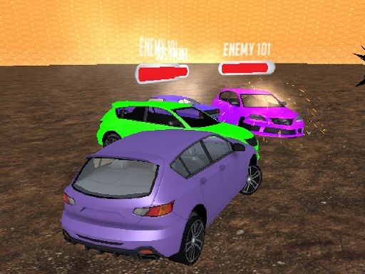 Xtrem Demolition Derby Racing - browser game screenshot