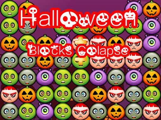 Halloween Block Collapse Delux Halloween Block Collapse Delux - browser game screenshot