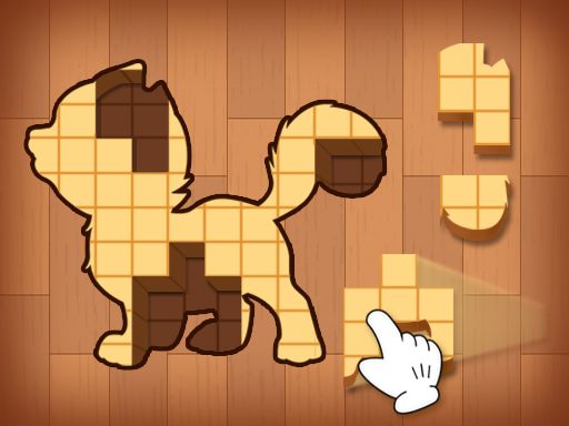 Woody Block Puzzles - browser game screenshot