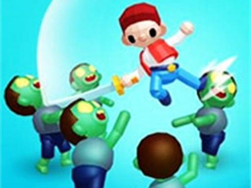 Zombie Killer Draw Puzzle Game - browser game screenshot