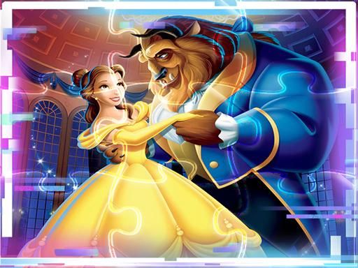 Beauty and The Beast Match3 Puzzle - browser game screenshot