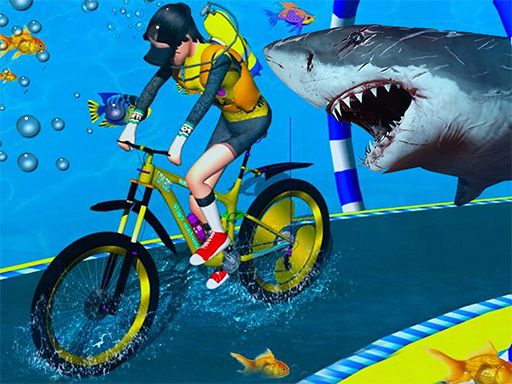Underwater Cycling Adventure - browser game screenshot