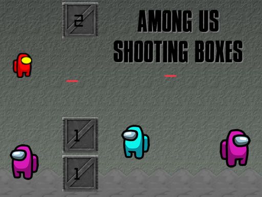 Among Us Shooting Boxes - browser game screenshot
