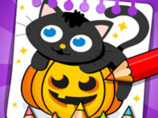 Halloween Coloring Art Games - browser game screenshot
