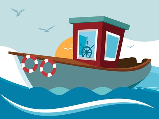 Boat Jigsaw - browser game screenshot