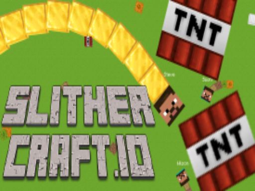 SlitherCraft.io - browser game screenshot