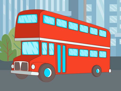 Bus Jigsaw - browser game screenshot