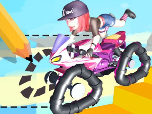 DRAWRIDER - browser game screenshot