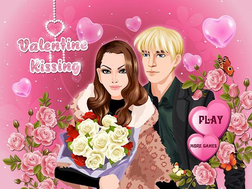 VALENTINES KISSES - browser game screenshot
