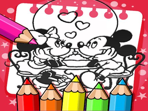 Mickey Mouse Coloring Book - browser game screenshot