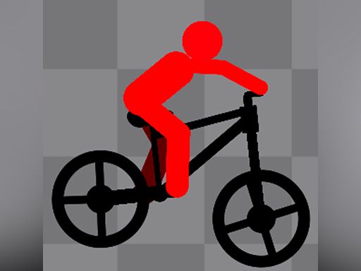 Stickman Bike Runner - browser game screenshot