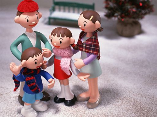 Christmas Clay Doll Puzzle - browser game screenshot