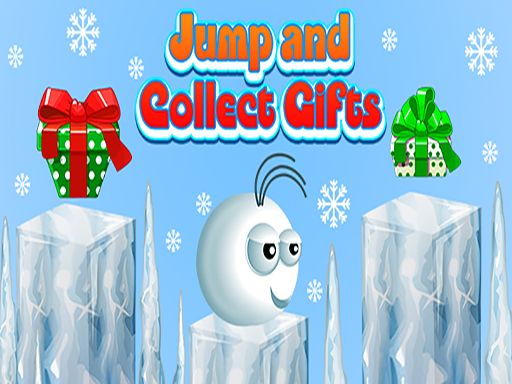 Jump and Collect Gifts - browser game screenshot