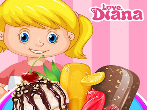 Diana Ice Cream - browser game screenshot